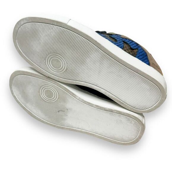 Zadig & Voltaire ZV1747 Bash Glitleo Leather Sneakers in Gris Glitter Women’s 36 - Picture 7 of 10